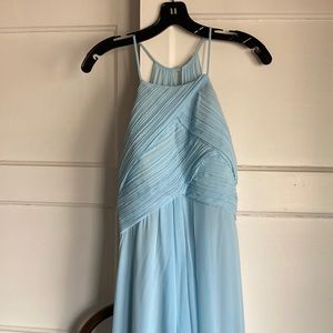 #Levkoff light blue bridesmaid dress